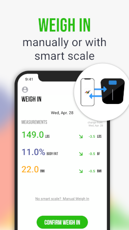 Weight Loss Competition Smart Scale Weigh In