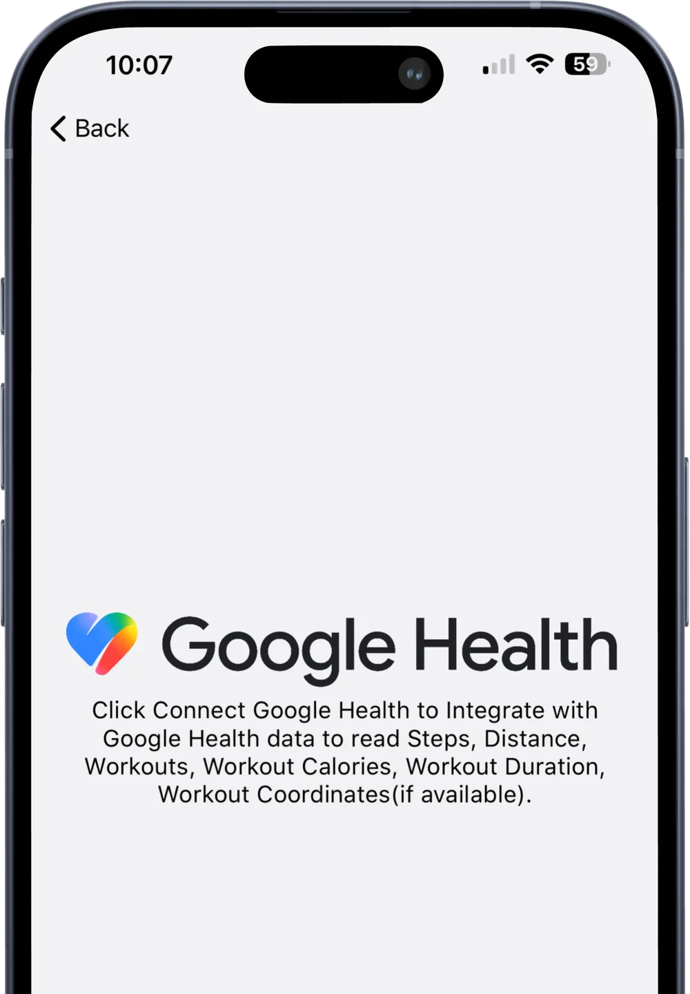 Strive app phone x