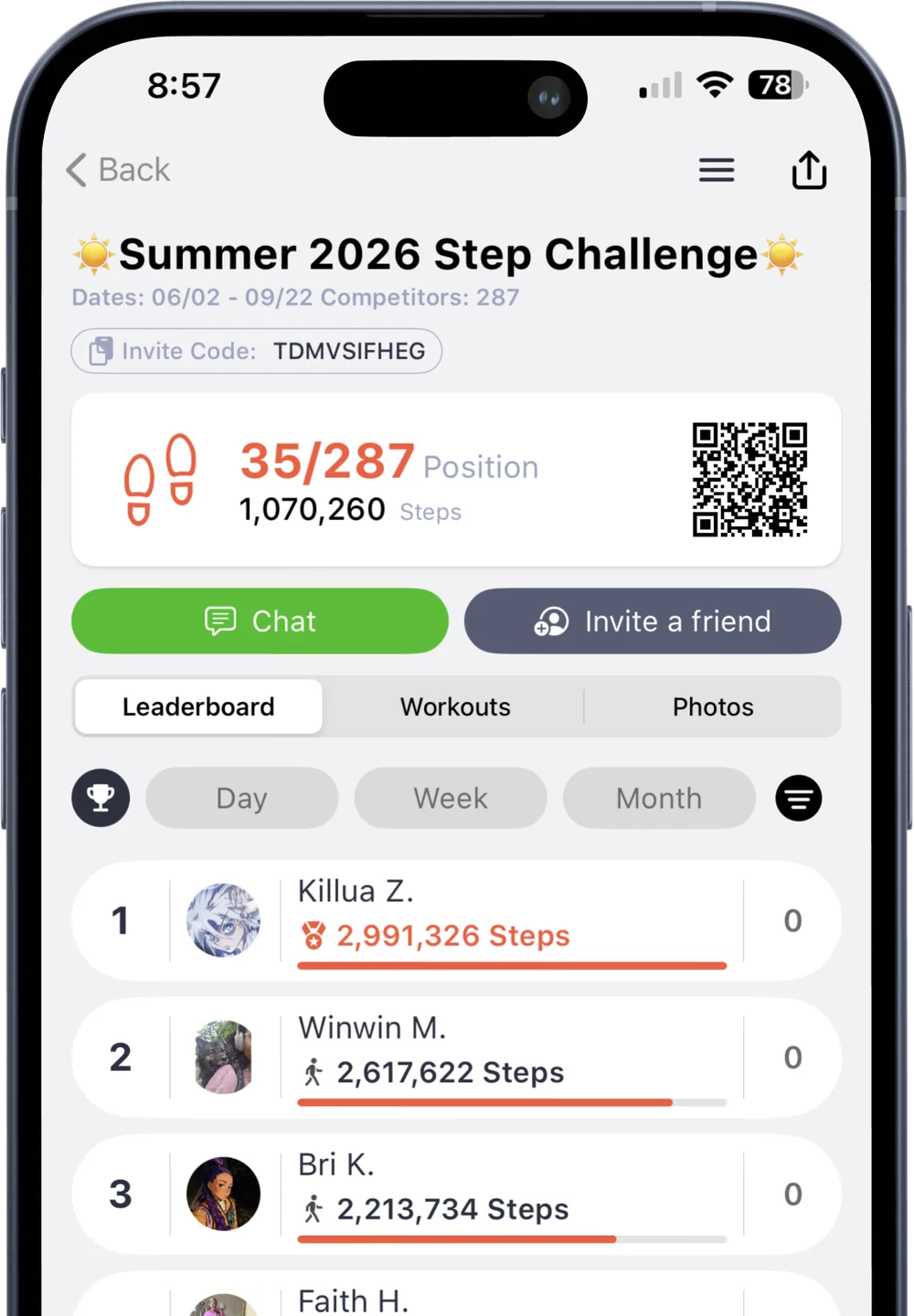 Strive steps phone x