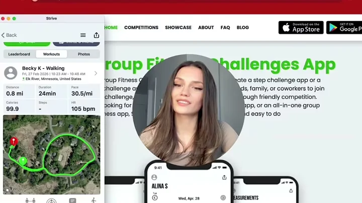Preview of the Strive app video overview